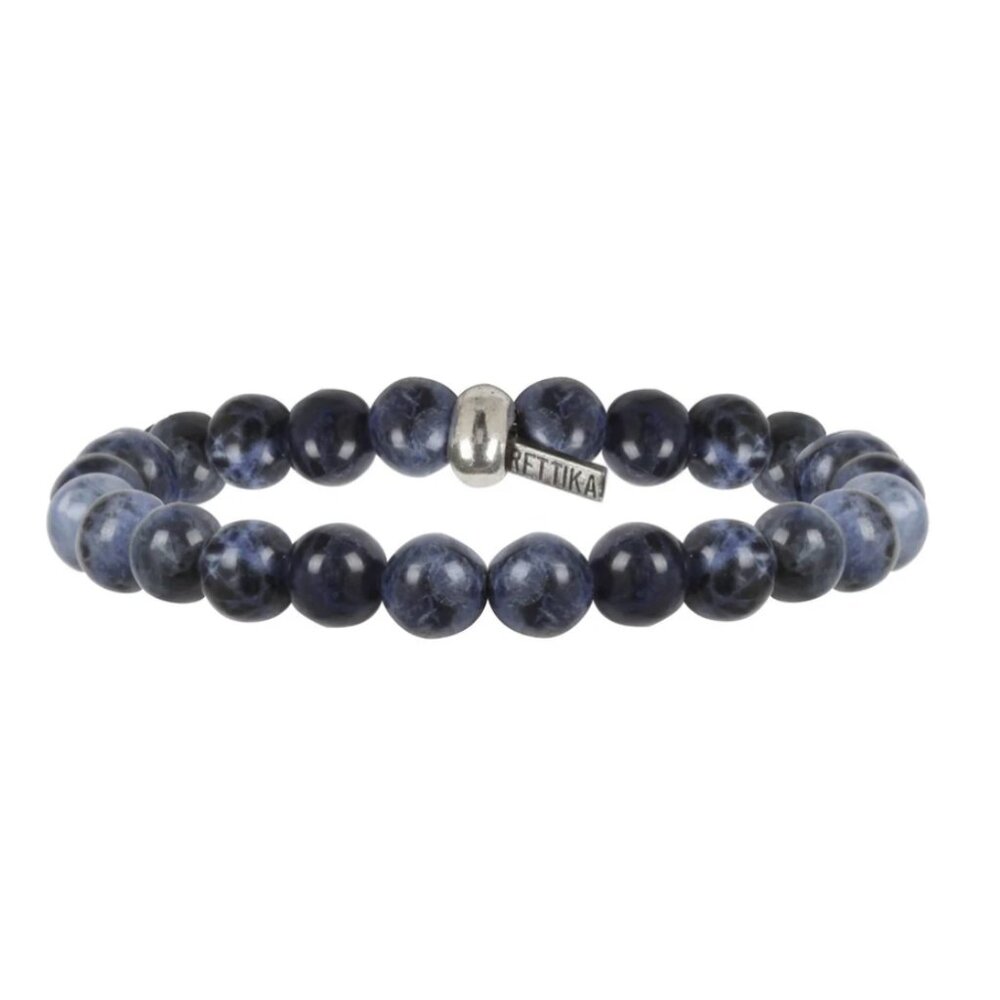 Mr Ettika - Sodalite Beaded Elastic Stretch Bracelet